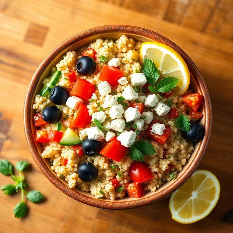 Bols de quinoa méditerranéens