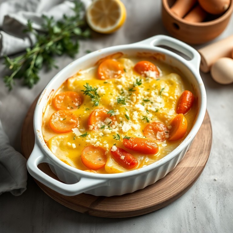Zitroniges Ei-Kartoffel-Gratin mit Nährstoffangaben