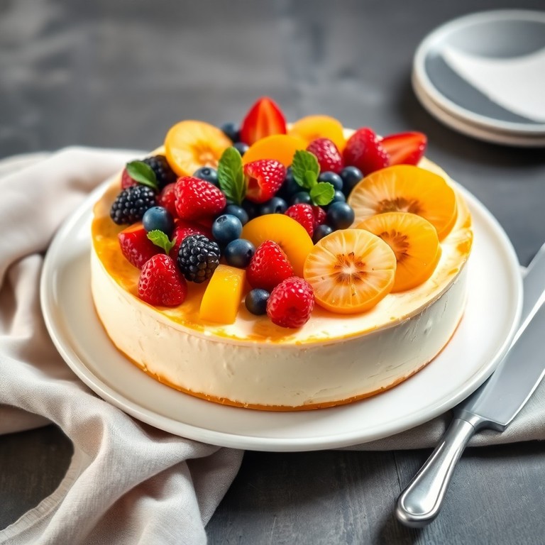 Fruchtiger Frischkäse-Skyr Torte