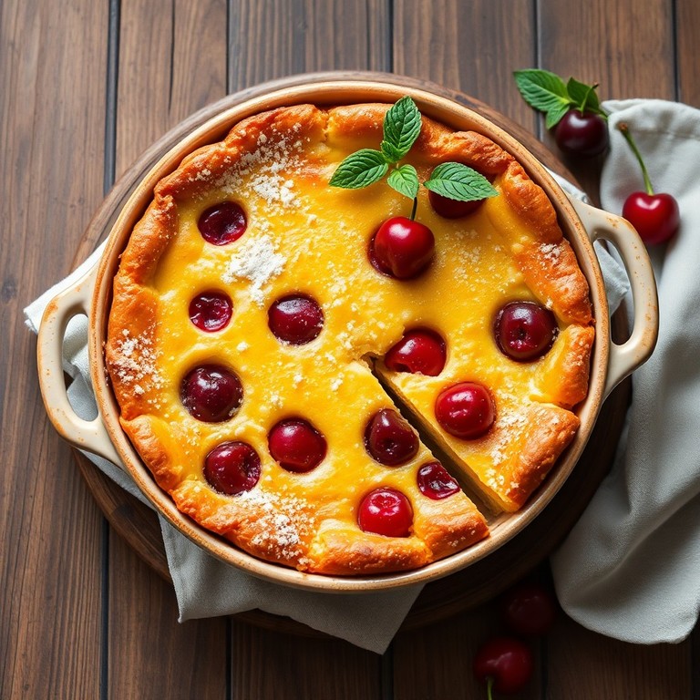 Clafoutis aux Cerises et Lait d'Amande