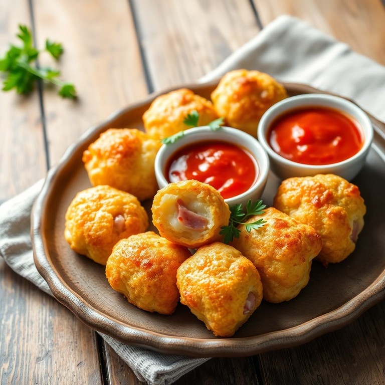 Croquetas de Queso y Jamón en Freidora de Aire