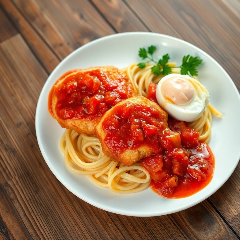 Frango ao Molho de Tomate com Toque Agridoce