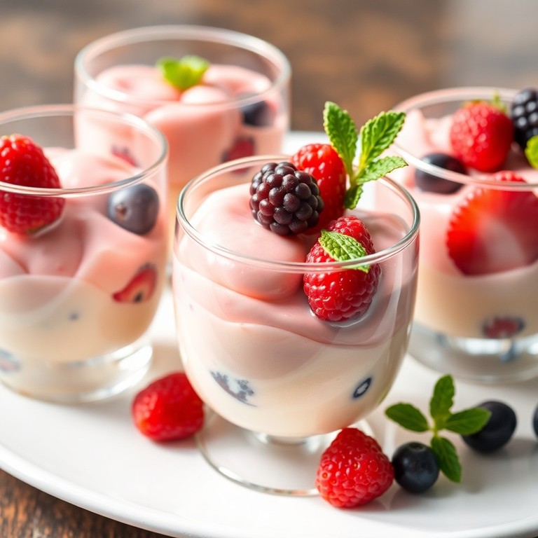 Fruchtige Low-Carb Obstcreme im Schokoladencover