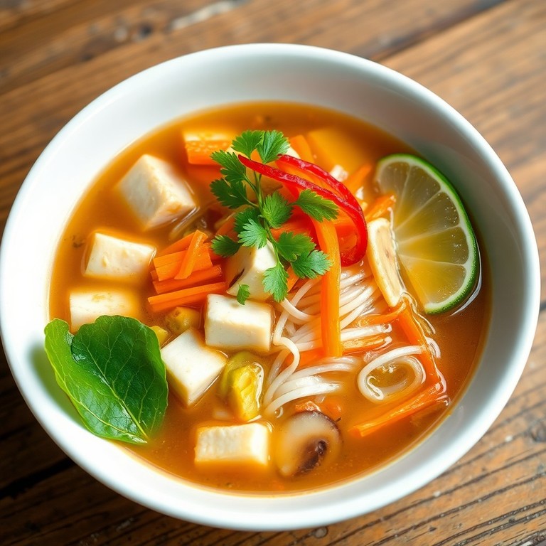 Soupe Pho Végétarienne Express