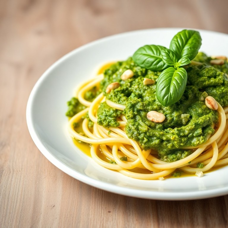 Pesto Genovese Classique avec Pâte Fraîche