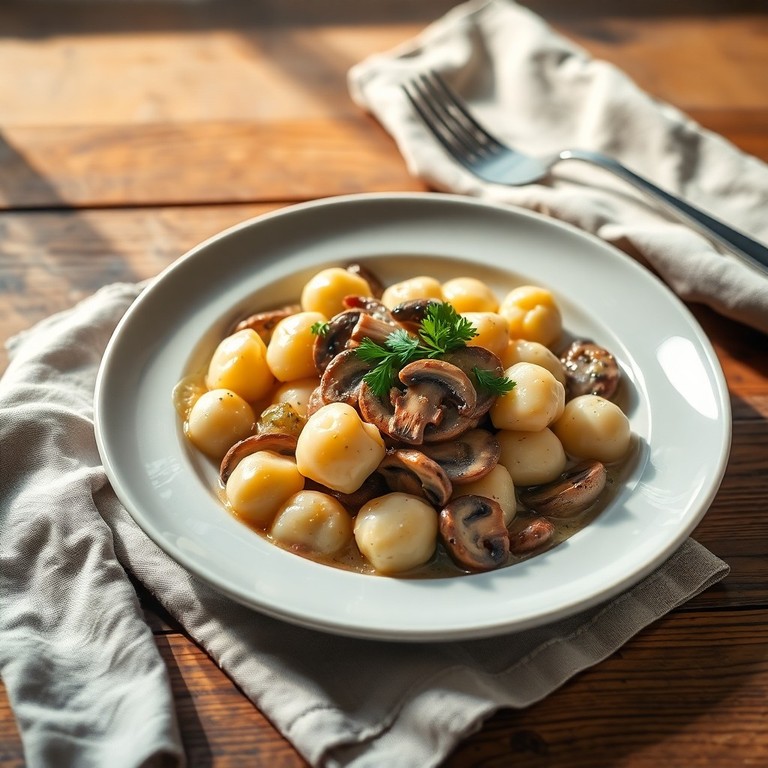 Zucchini-Gnocchi mit frischer Pilz-Sauce - Mr. Cook
