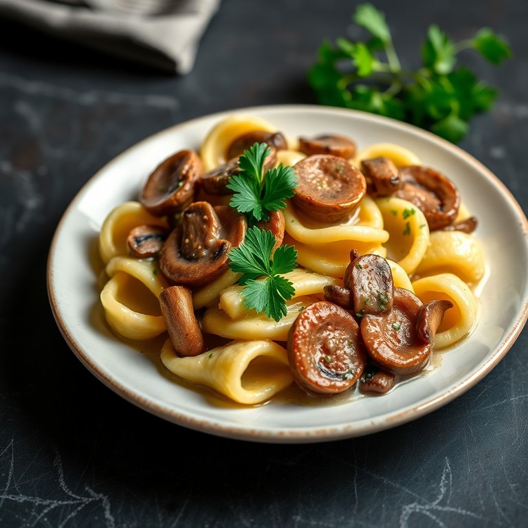 Zucchini-Gnocchi mit frischer Pilz-Sauce und Crème Fraîche - Mr. Cook