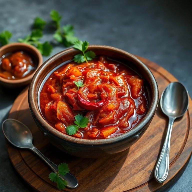 Spicy Onion and Tomato Chutney