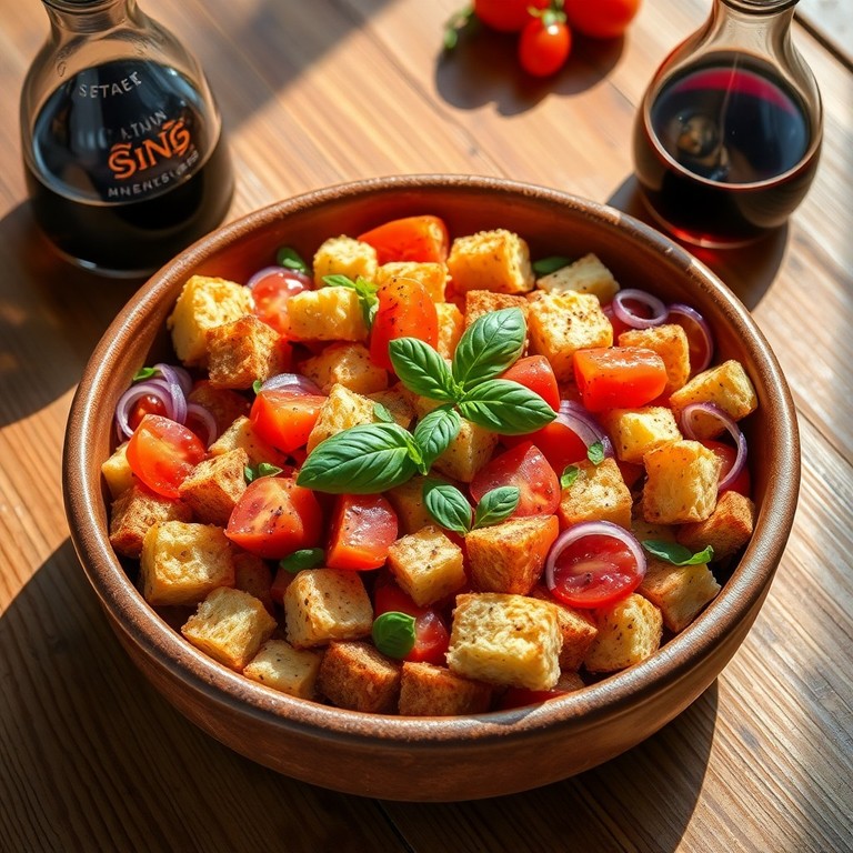 Ensalada Panzanella Clásica Toscana