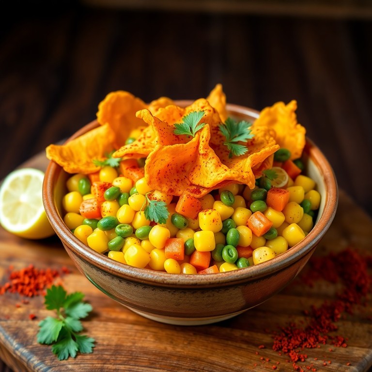 Sweet Potato & Corn Chaat with Spice Mix