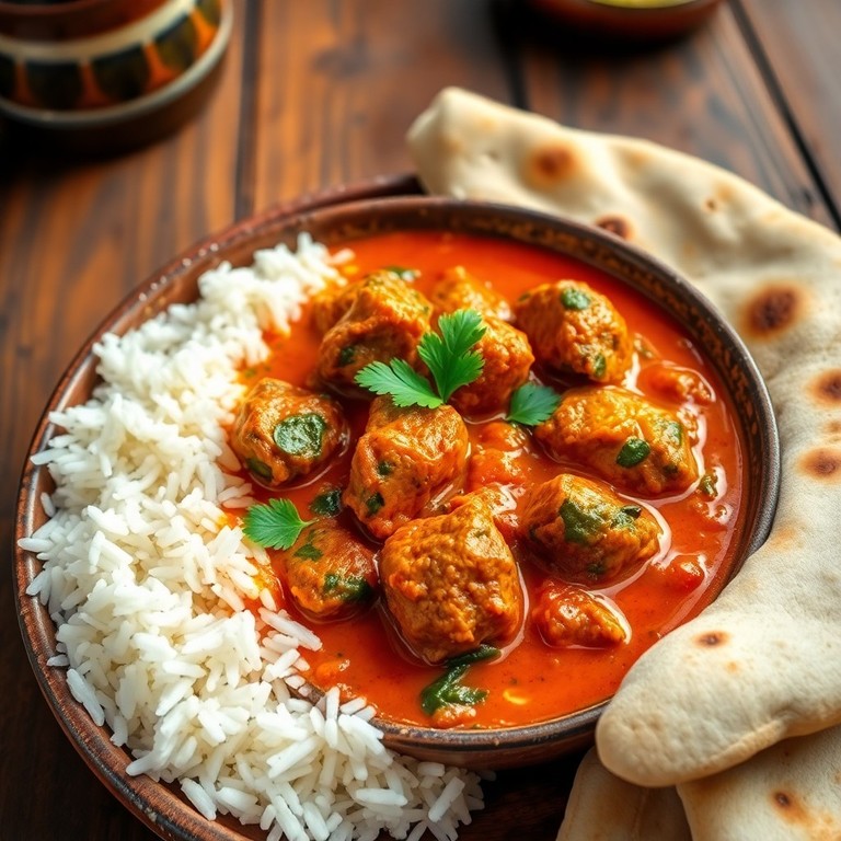 Indiase Lamscurry met Spinazie en Spices