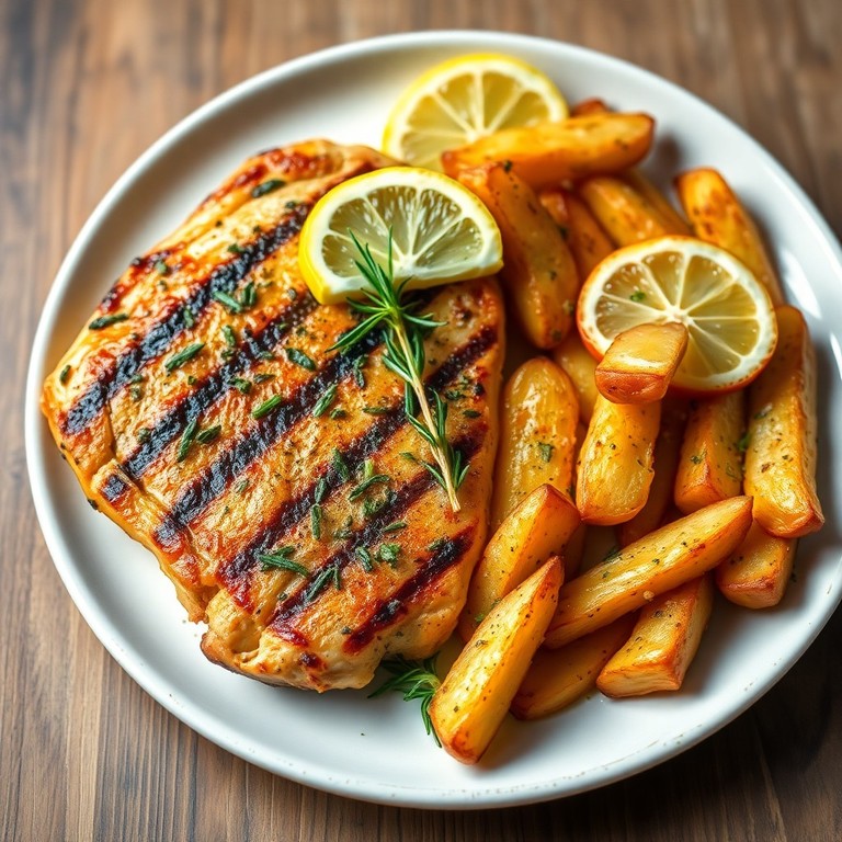 Pollo a la Parrilla con Hierbas y Limón