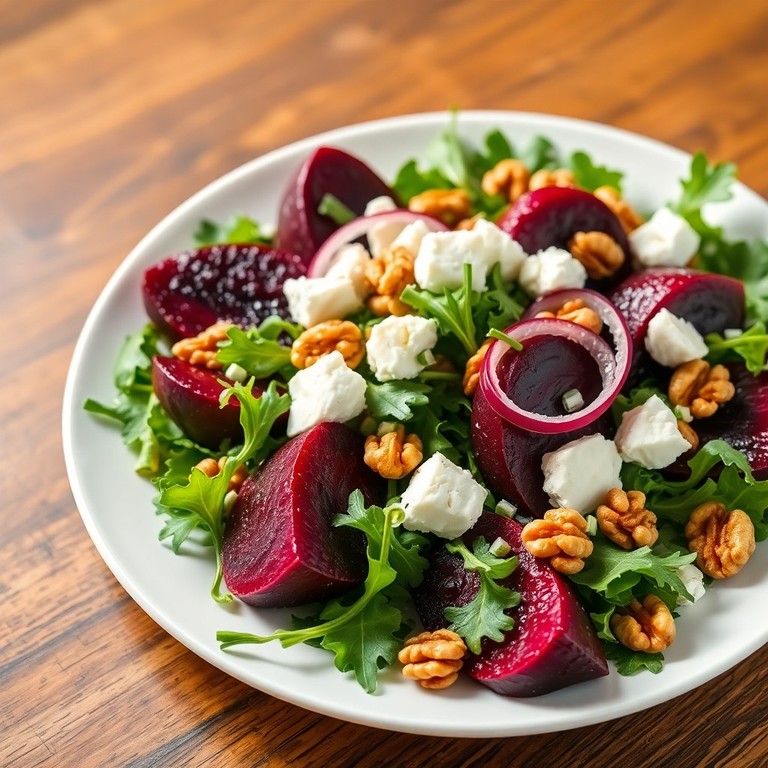 Vegetarische Bosbietsalade met Geitenkaas
