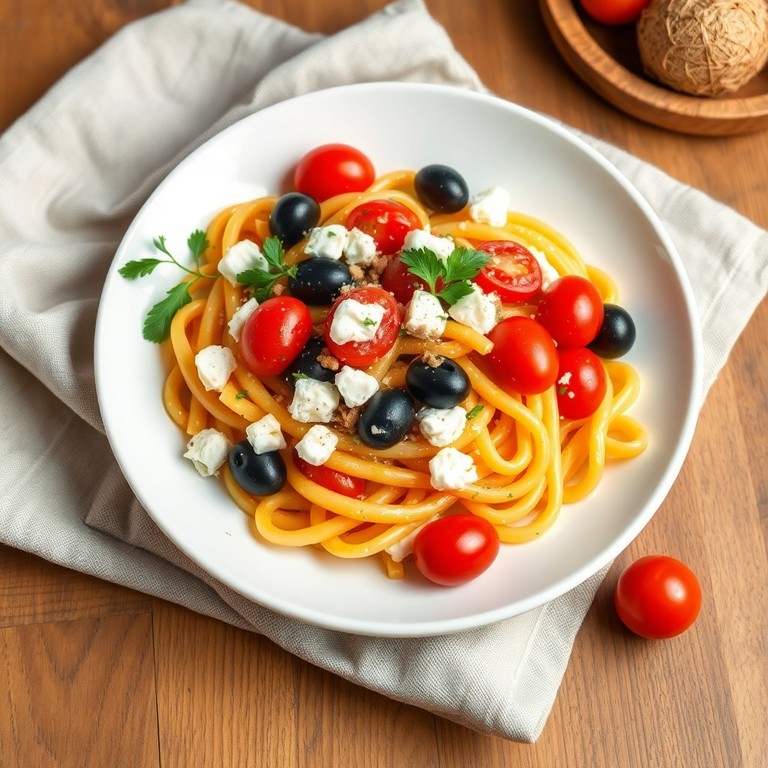 Pâtes à la grecque traditionnelles