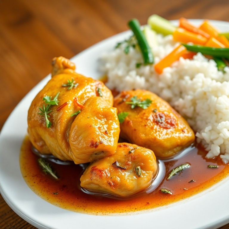 Frango Assado na Panela de Pressão com Ervas