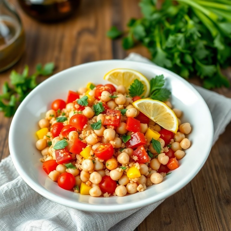 Taboulé Méditerranéen aux Pois Chiches