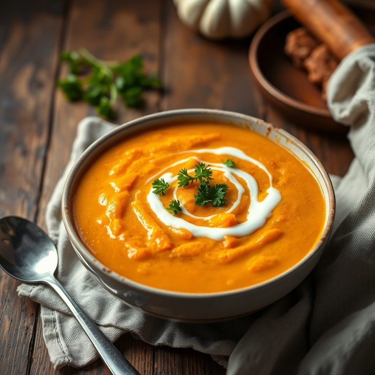 Soupe Rustique aux Carottes, Chou-Fleur et Épices Cajun