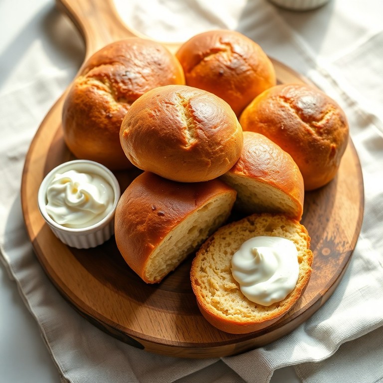 Pão Doce de Leite com Creme de Leite