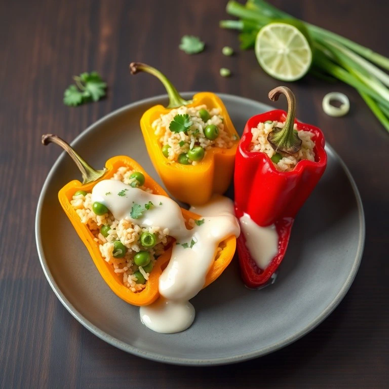 Gefüllte Paprika mit Ricotta und Karotten-Füllung - Mr. Cook
