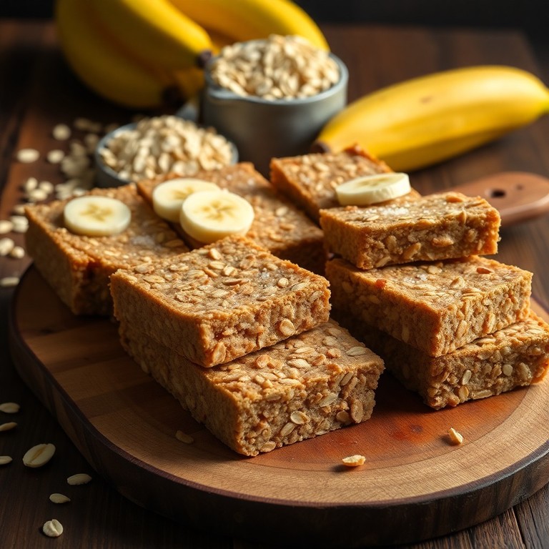 Barritas Energéticas de Avena y Banana
