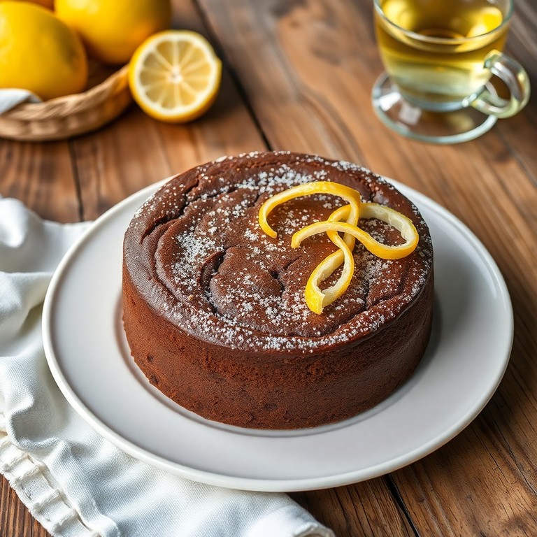 Torta al Cioccolato e Limone in 15 Minuti