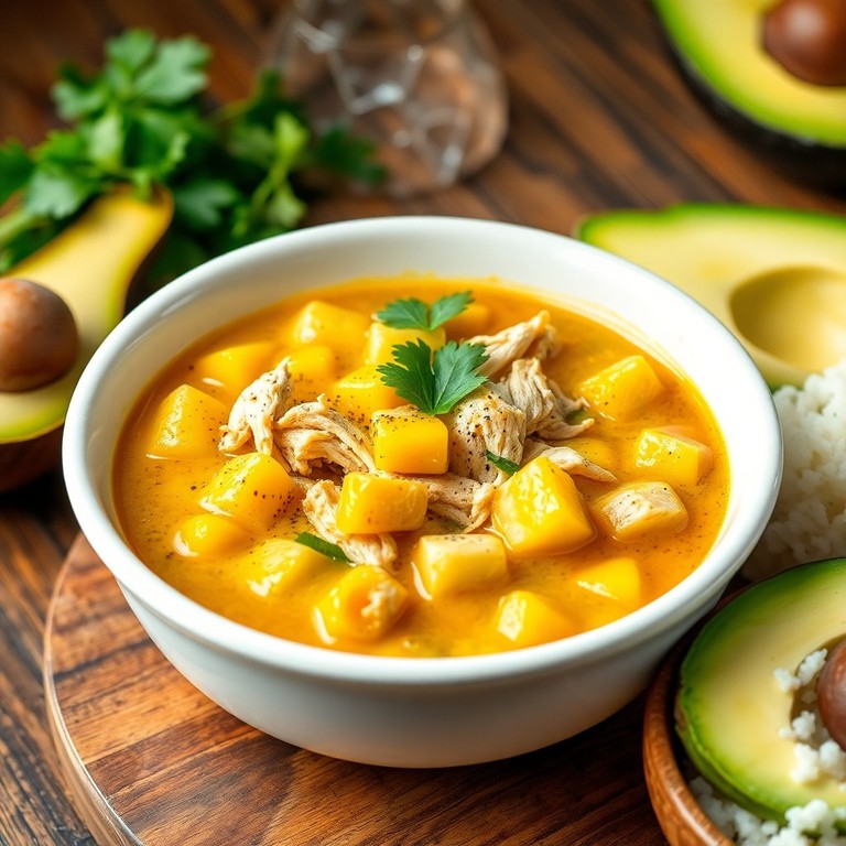 Sopa de Gallina y Maíz en Estilo Colombiano