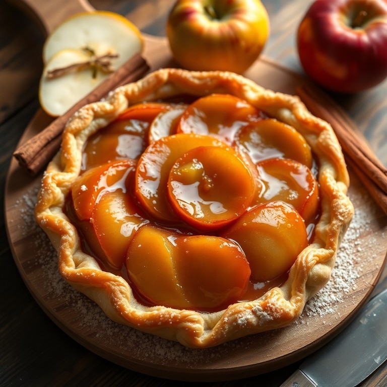 Tarta de Manzana Caramelizada con Masa Esponjosa