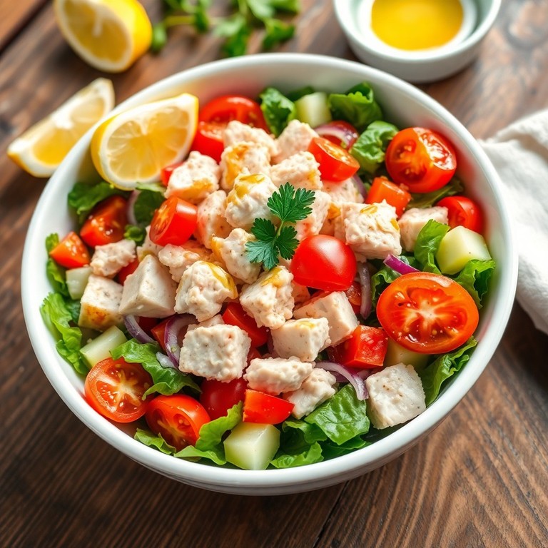 Classic Tuna Salad with Fresh Vegetables