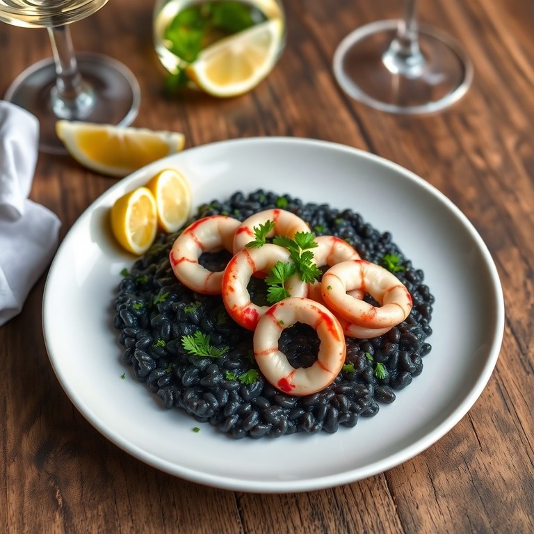 Risotto de Calamares y Tinta de Calamar