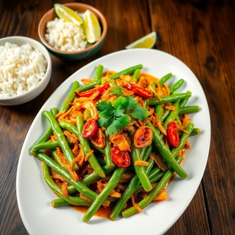 Spicy Indonesian Stir-Fried Green Beans (Boemboe Sperzibonen)