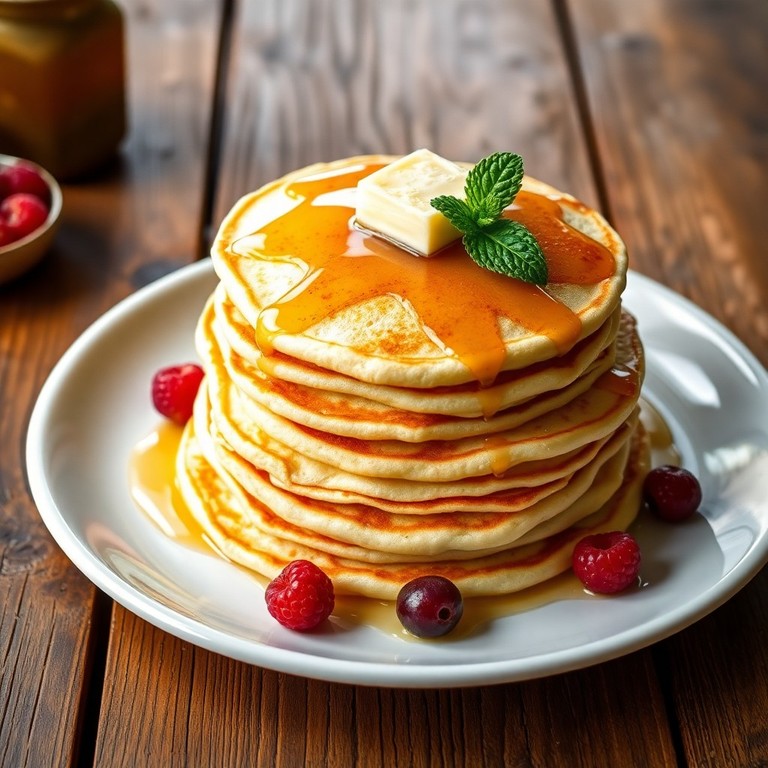 Panquecas Simples de Café da Manhã