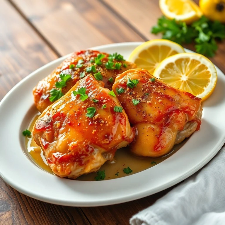 Old Bay Honey Roasted Chicken Thighs