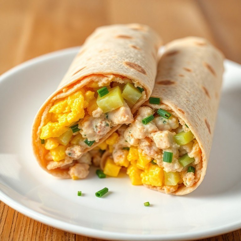 Tuna & Egg Breakfast Wrap