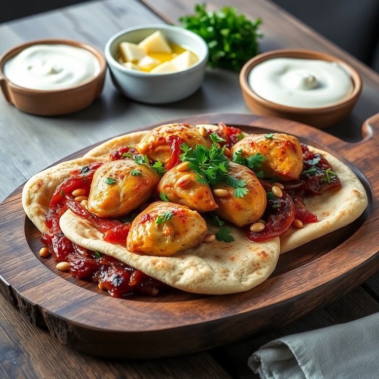 Traditional Palestinian Musakhan