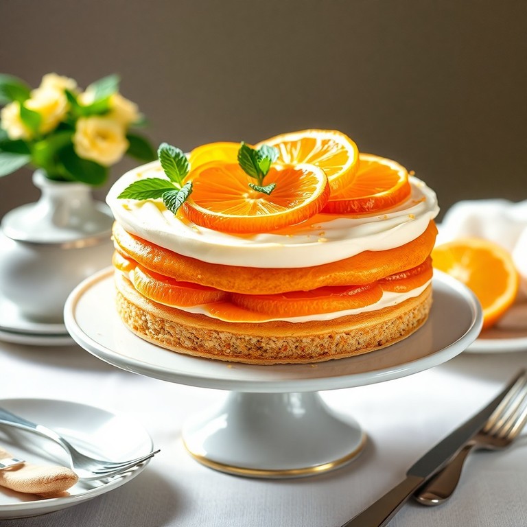 Elegant Orange and Honey Torte