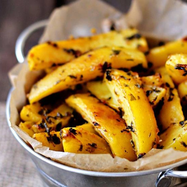 Potato Wedges mit Sour Cream