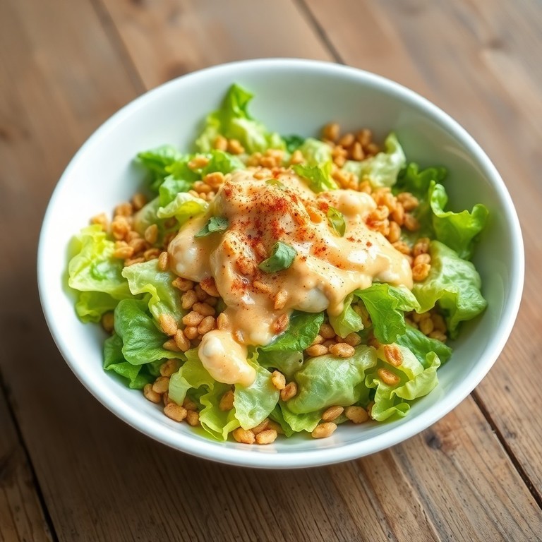 Salada Crocante com Molho de Leitelho e Páprica