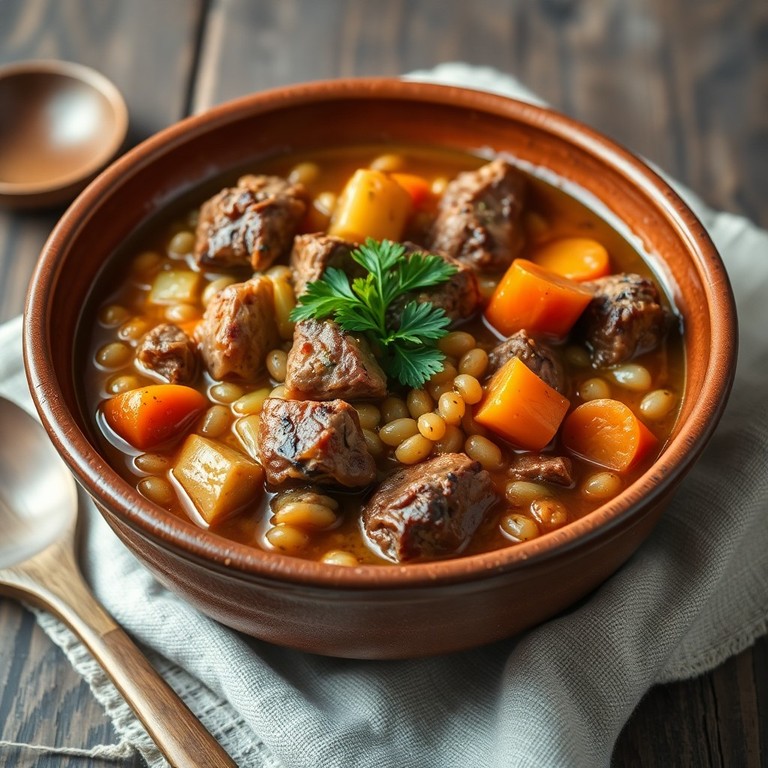 Hearty Medieval Barley Stew