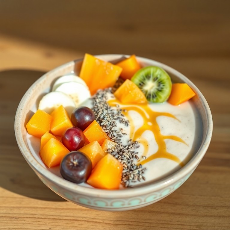 Salada de Frutas ao Estilo Smoothie Bowl