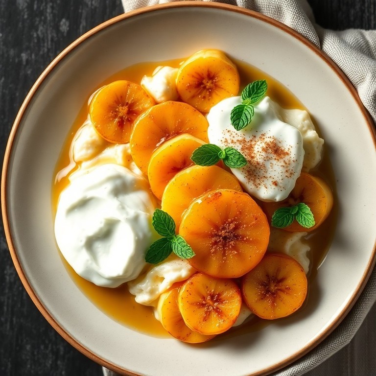 Gebakken Huttenkase met Banaan en Honing