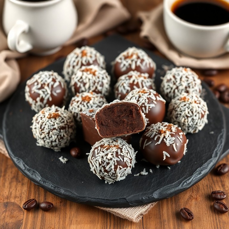 Koffie-Chocolade Proteïne Truffels