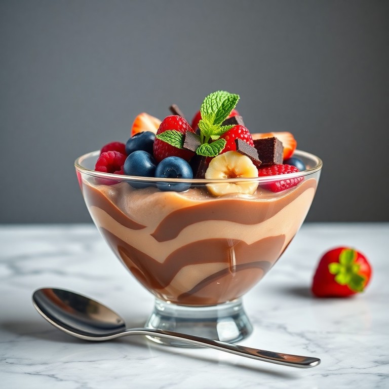 Frozen Banana Chocolade Parfait