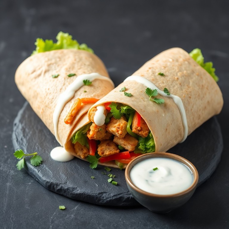 Kruidige Kipsalade Wraps