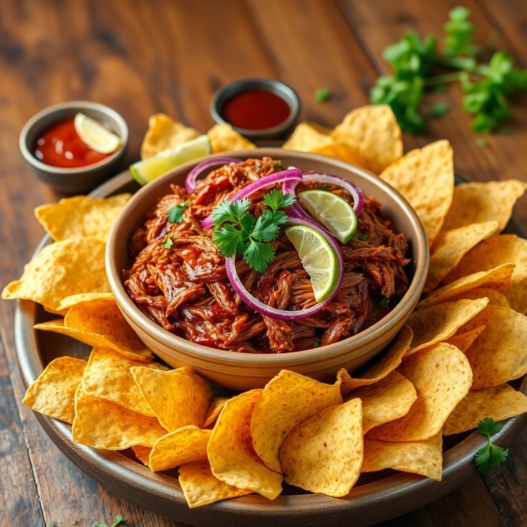 Geroosterde BBQ Varkensshredded