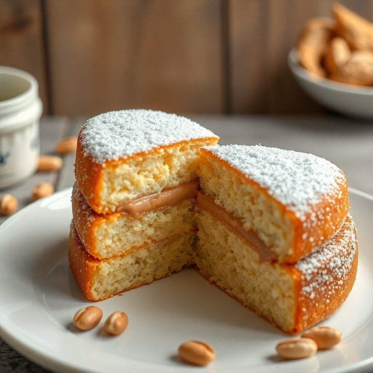 Bolo de Festa com Recheio de Pasta de Amendoim