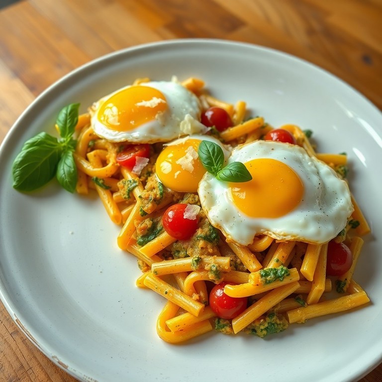 Macarrão ao Pesto de Tomate e Abóbora Assada