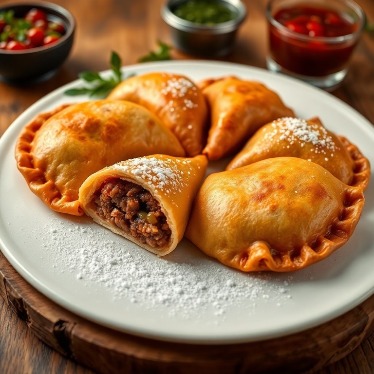 Empanadas Doce de Carne com Massa de Farinha