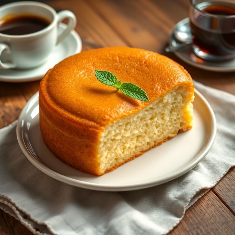 Bolo Clássico de Baunilha