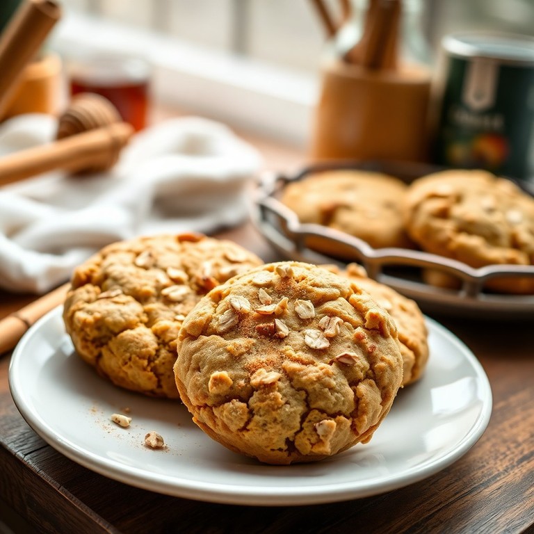 Cookies Sin Azúcar de Quinoa y Avena en Microondas