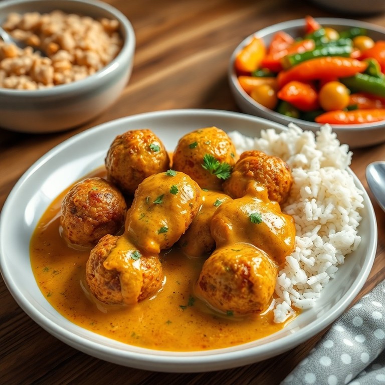 Boulettes de viande épicées au curry et paprika doux